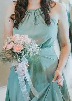 Bridesmaid Dress / Gown, Size 8, Halter Style, View more