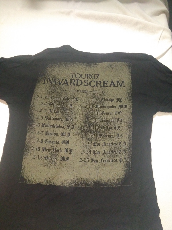 shirt: Dir En Grey "Inward Scream" 2007 Tour bought at concert in Men's in Cambridge - Image 2