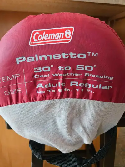 New - never removed from bag For temperatures 30⁰ F to 50⁰ F For heights up to 5 ft. 11 in Polyester...