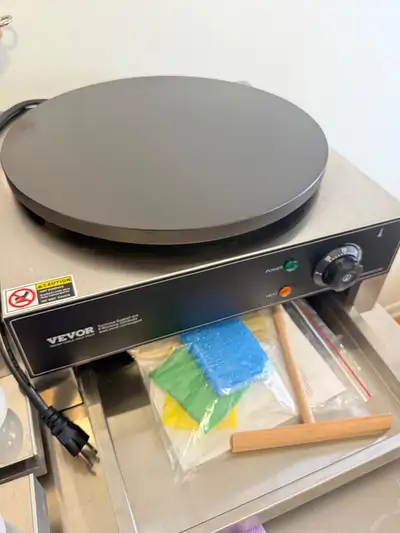 Brand New Commercial Crepe Maker – Restaurant Equipment, View more