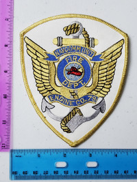 Nav Comm Unit fire department engine co 79 patch badge crest