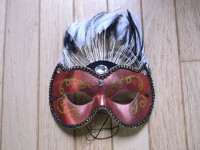 VINTAGE-Seven Lovely Masquerade Masks---Unique Wall Decor etc.