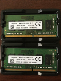 Kingston 8GB (2x4GB) DDR4 2666MHZ Laptop Memory