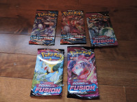 Lot de 5 paquets Pokémon NEUF scellées