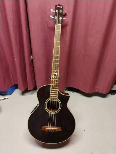 Ibanez Acoustic Electric Bass Guitar, View more