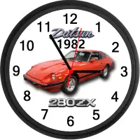 1982 Datsun 280ZX (Regatta Red) Custom Wall Clock - Brand New -