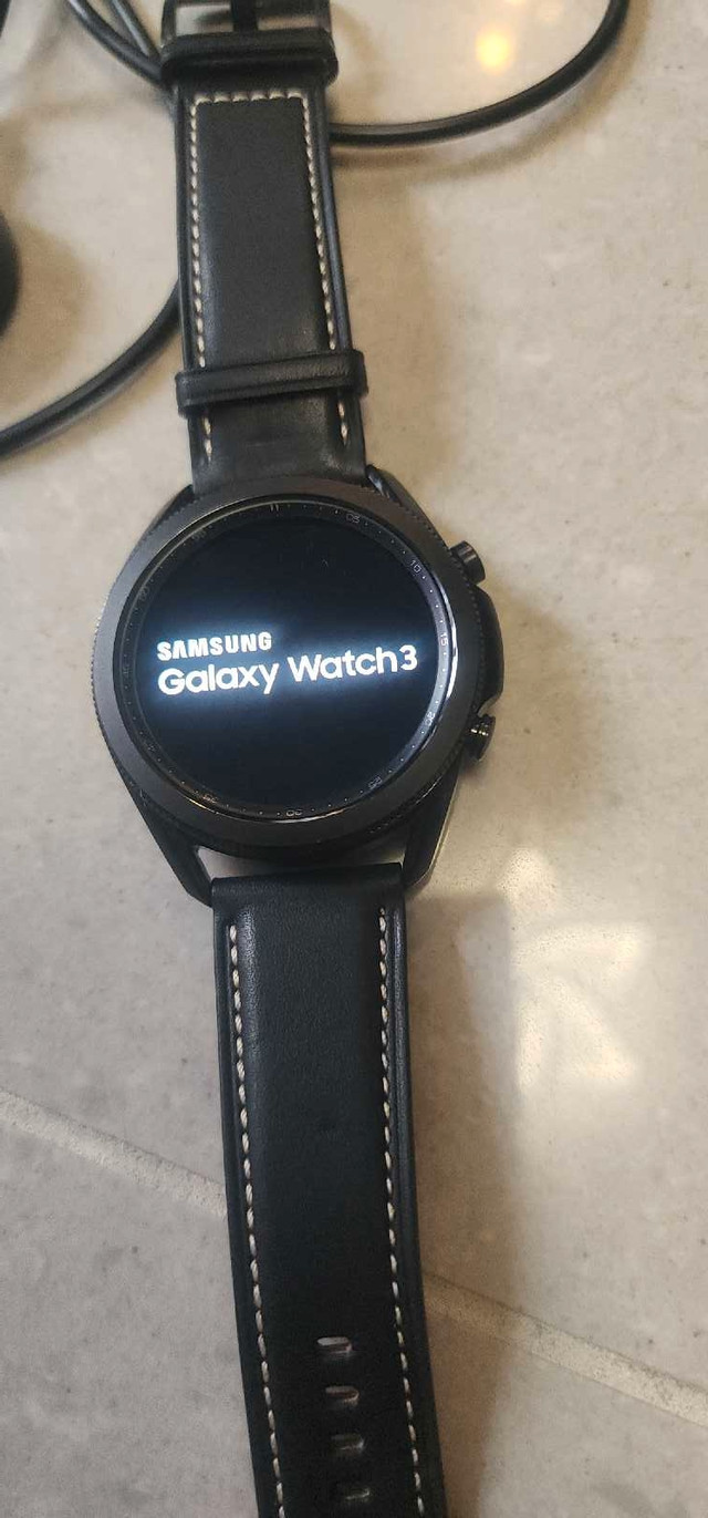 Samsung Galaxy Watch 3 45mm *LIKE NEW* Answer Calls on Watch*Fit dans Bijoux et montres  à Longueuil/Rive Sud