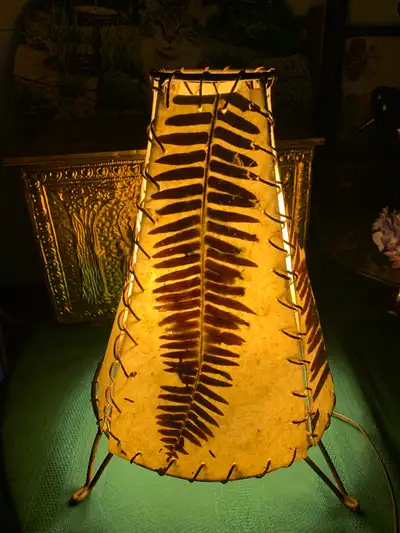Interesting Teepee Looking Lamp, Working, $20, View more