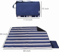 Brand New Waterproof Beach Blanket 80" x 60" (Several Available)