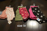 Girl's size 5t set of 2 leggings (new with tag)