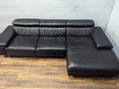 Natuzzi leather sectional. FREE DELIVERY , View more