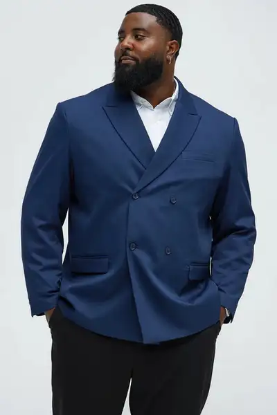 Fashion Nova Double Breasted Blazer Suit Jacket 3XL XXL 52-54, View more