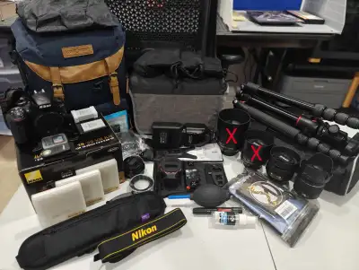 Nikon D3400 DSLR Photography Starter Kit [EXCELLENT], View more
