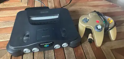 N64 Console with Gold Controller, View more