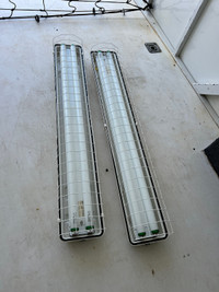 Two 4 foot T12 Flourescent light fixtures