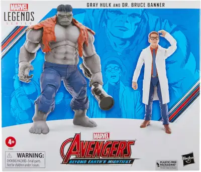 Marvel Legends Gray Hulk and Dr. Bruce Banner - Avengers Beyond Earth's Mighiest Brand new in packag...