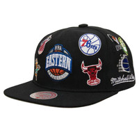 Men’s NBA Eastern Conference Mitchell & Ness All Over Snapback H