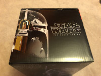 NEW SEALED Boba Fett Hasbro Black Series Helmet Battle Damaged