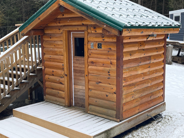 Backyard insulated sauna with deck  in Health & Special Needs in Muskoka - Image 2