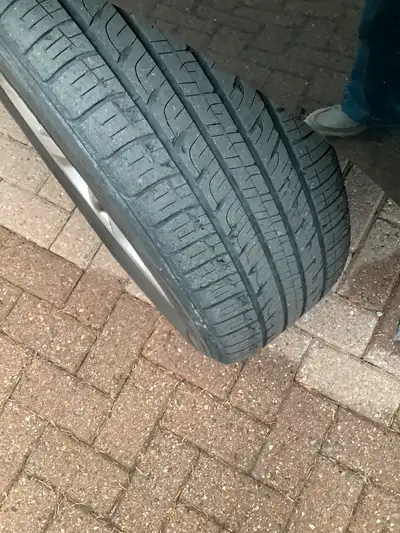 Good tires with good thread of 5/32. Will easily pass a safety test if required. $35 per tire OBO. O...