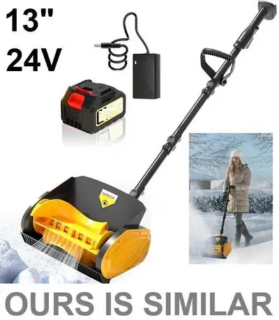 Cordless Electric Snow Blower Shovel - 13" - 24V , View more