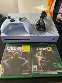 Xbox One S 1TB With Xbox Series S Controller+2 Games