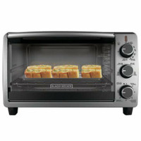 CLEARANCE SALE ON Black & Decker Black Convection Oven 6-Slice o