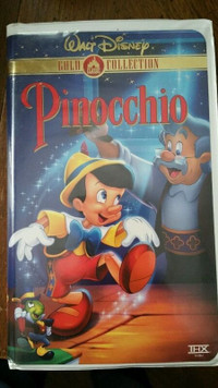 Walt Disney VHS Pinicchio 60th edition