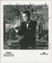 David Johansen/ Buster Poindexter BMG Signed Promo Photo-1987