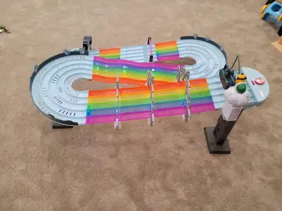 Mario Kart Rainbow Road Track, View more