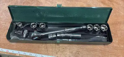 used socket set - as pictured, View more