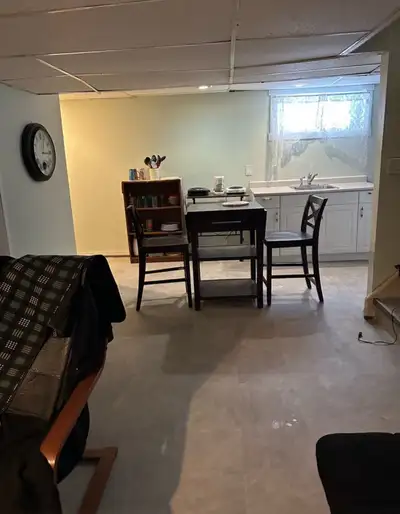 Available April 15 or May 1 Furnished Short or long term 1 bedroom furnished kitchenette . This is a...