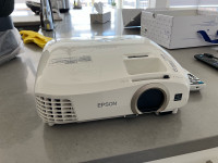 Epson Home Cinema Projector w Screen and extras