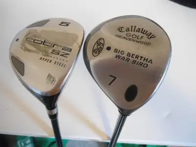 KING COBRA 5 METAL AND BIG BERTHS 7 HEAVEN WOOD GOLF CLUBS, View more