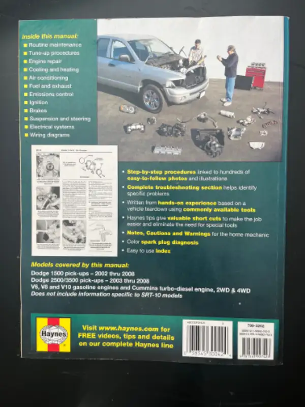 Dodge Pick-ups livre instructions réparation in Textbooks in Victoriaville - Image 3