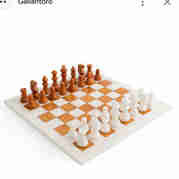 Scali volterra Handmade alabaster stone chess set new box $697