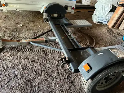 Remorque dolley de marque Gator pour voiture avec frein électrique, cric à langue pivotante avec rou...
