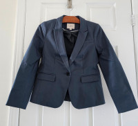 Women's blazer (Loft). Dark Gray.  Size 0 Petites