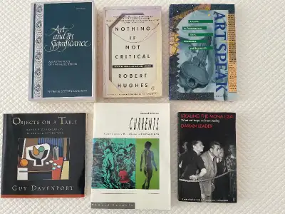 Art theories and art criticism books and textbooks, View more