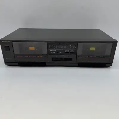 Technics RS-B17W Stereo Double Cassette Deck Tested Working , View more