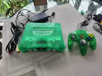 Nintendo    64 Funtastic  Jungle Green Console