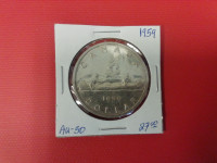 1959    Canada      $1 silver coin