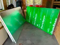 5 x  1.5” Durospan basement insulation panels.