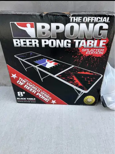 Official Beer Pong Table with cups and ping pong balls!!!!!, View more