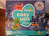 Pampers Easy Ups 66 count box size 3t-4t