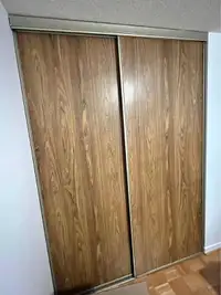 The closet door height is 90 inches, width ranges 58-63 inches.