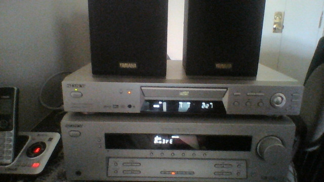 Technnics blackTuner/cd  dvdplayer/Woofer$39eTrade4 iphoneBike in Stereo Systems & Home Theatre in Ottawa