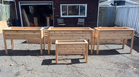 Western Red Cedar Raised Bed Planter Boxes