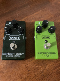 MXR carbon copy bright delay pedal