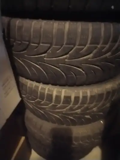 used winter tires 215/55/R17 215-55R17 215/55/17 used but good condition good threads , many winters...